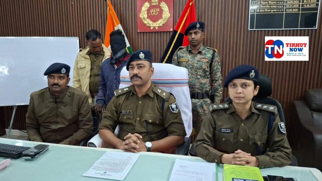 पत्नी और तीन मासूमों की हत्-या का खुलासा शुरू, अहियापुर केस में एक आरोपी दबोचा गया